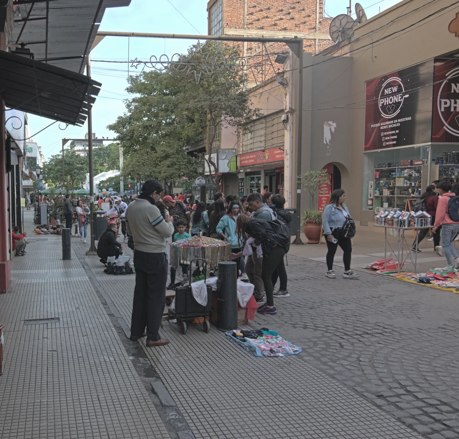 View of Congreso de Tucuman street, San Miguel de Tucuman, Argentina