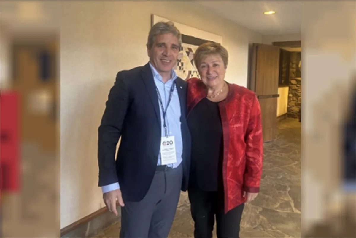 Caputo se reunió con Georgieva en el marco de la agenda del G20