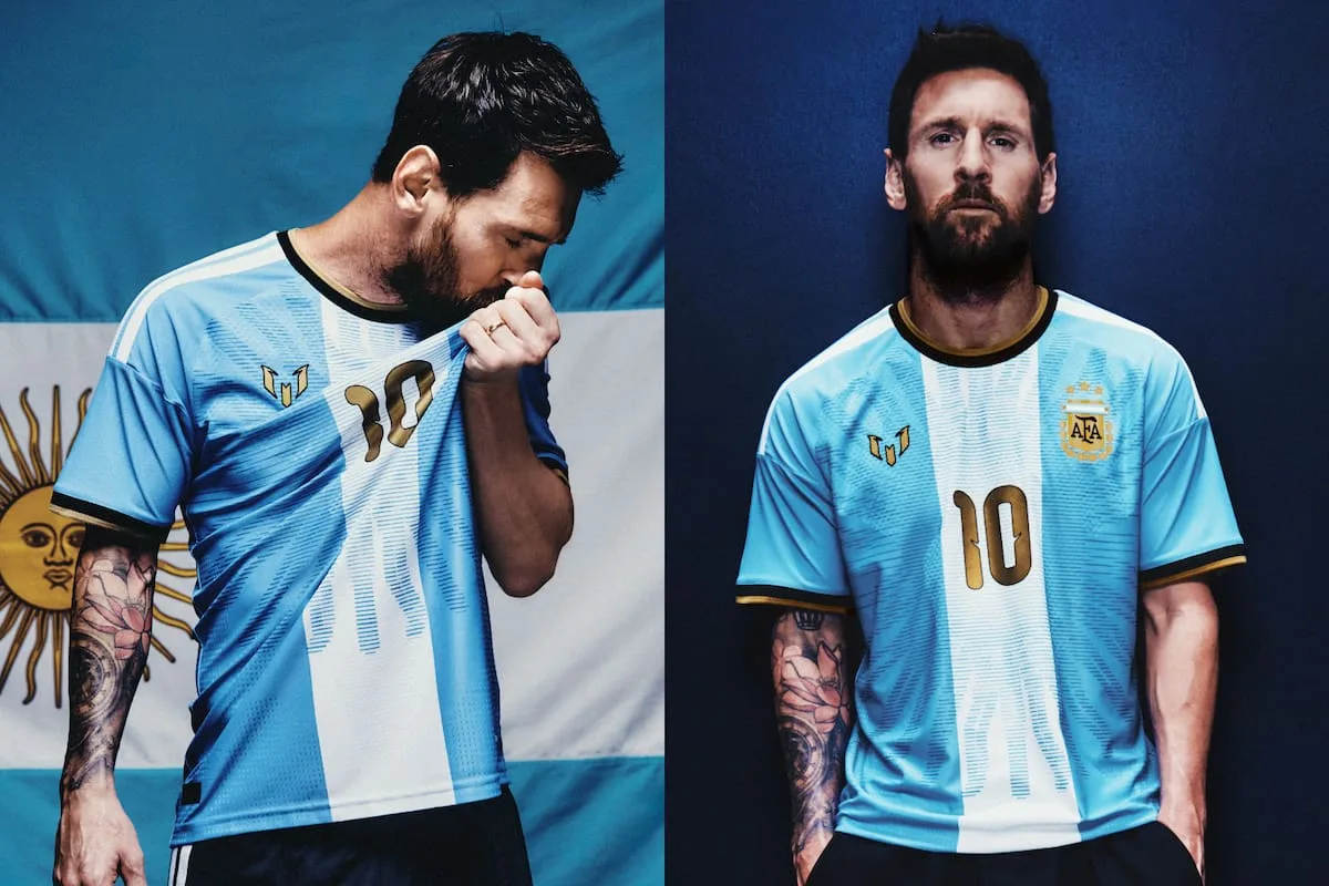 La camiseta especial de la Selección Argentina para el partido despedida de Lionel Messi